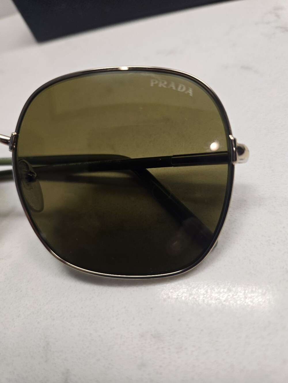 New in Box 100% Authentic Prada Eyewear Style SPR 67X Sunglasses W/ Case - Picture 7 of 7